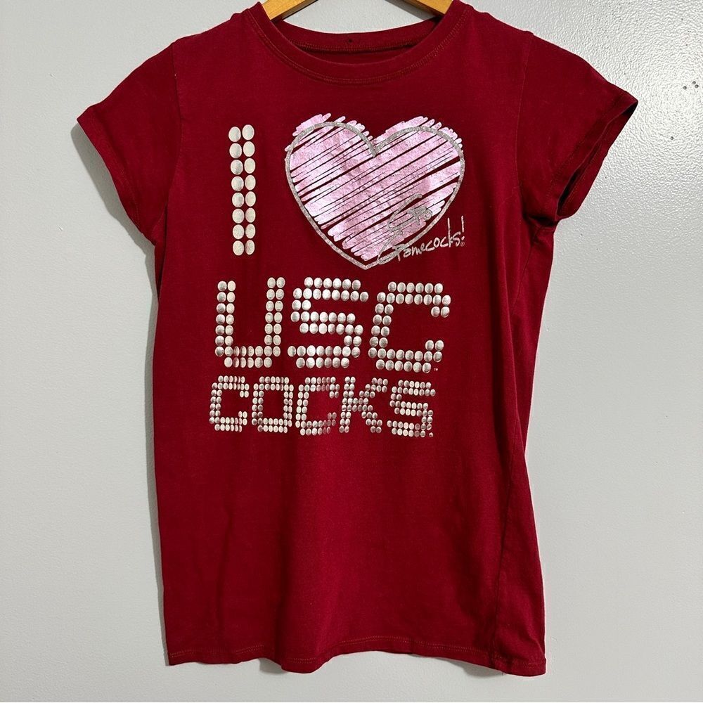 NCAA USC Gamecock t shirt girls size M